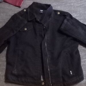 Gap black jean jacket